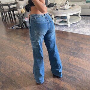Women's Blue and Navy Jeans
